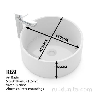 Современный дизайн Countertop Ceramic Art Wash Basins